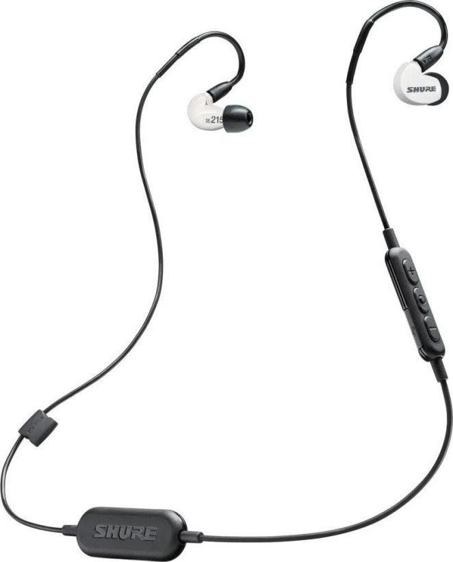 Наушники с микрофоном Shure SE215BT White  Фото №0