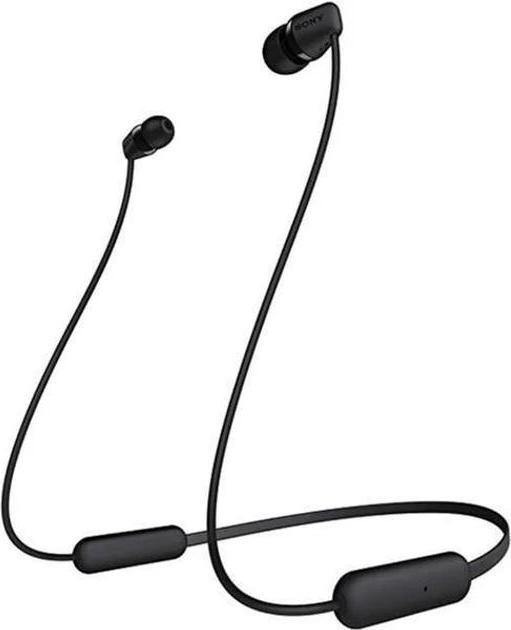 Наушники с микрофоном Sony WI-C200 Black (WIC200B.CE7)  Фото №1