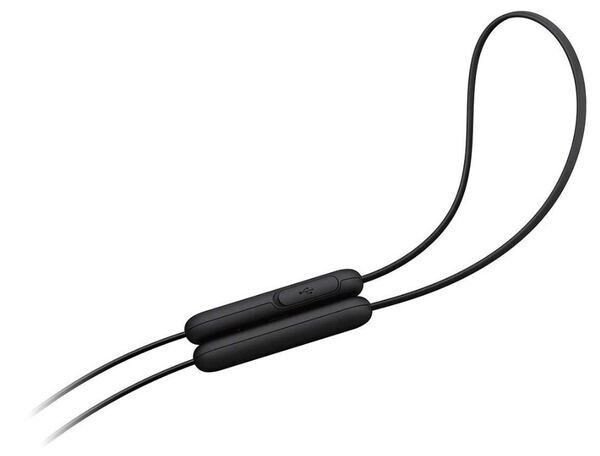 Наушники с микрофоном Sony WI-C310 Black  Фото №7