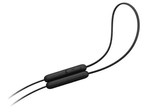 Наушники с микрофоном Sony WI-C310 Black  Фото №3