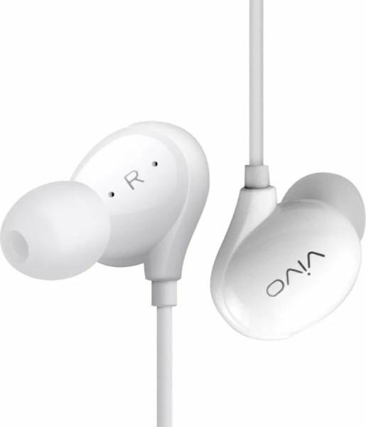 Наушники с микрофоном vivo XE710 3.5mm White  Фото №0