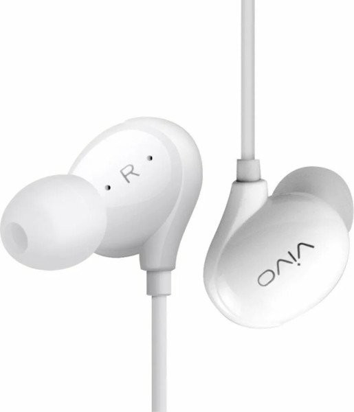 Навушники з мікрофоном vivo XE710 3.5mm White  Фото №2