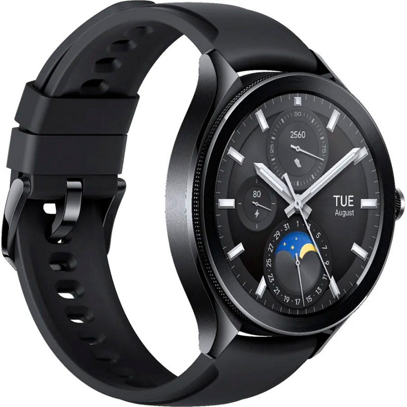 Смарт-годинник Xiaomi Watch 2 Pro Bluetooth Black Case with Black Fluororubber Strap (BHR7211GL)  Фото №3