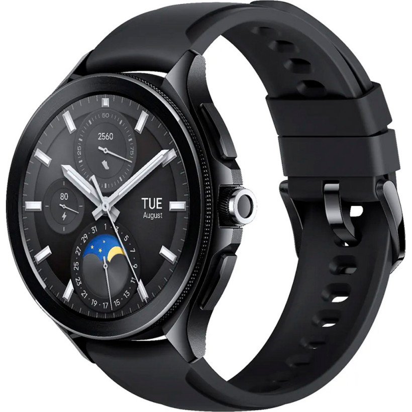 Смарт-годинник Xiaomi Watch 2 Pro Bluetooth Black Case with Black Fluororubber Strap (BHR7211GL)  Фото №4