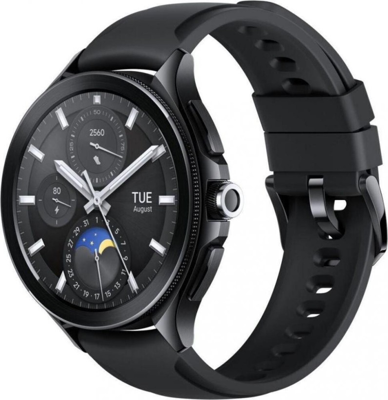 Смарт-годинник Xiaomi Watch 2 Pro Bluetooth Black Case with Black Fluororubber Strap (BHR7211GL)