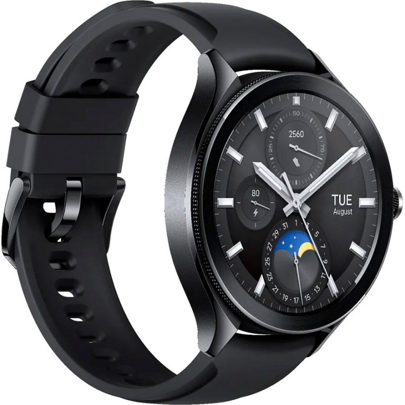 Смарт-годинник Xiaomi Watch 2 Pro Bluetooth Black Case with Black Fluororubber Strap (BHR7211GL)  Фото №3