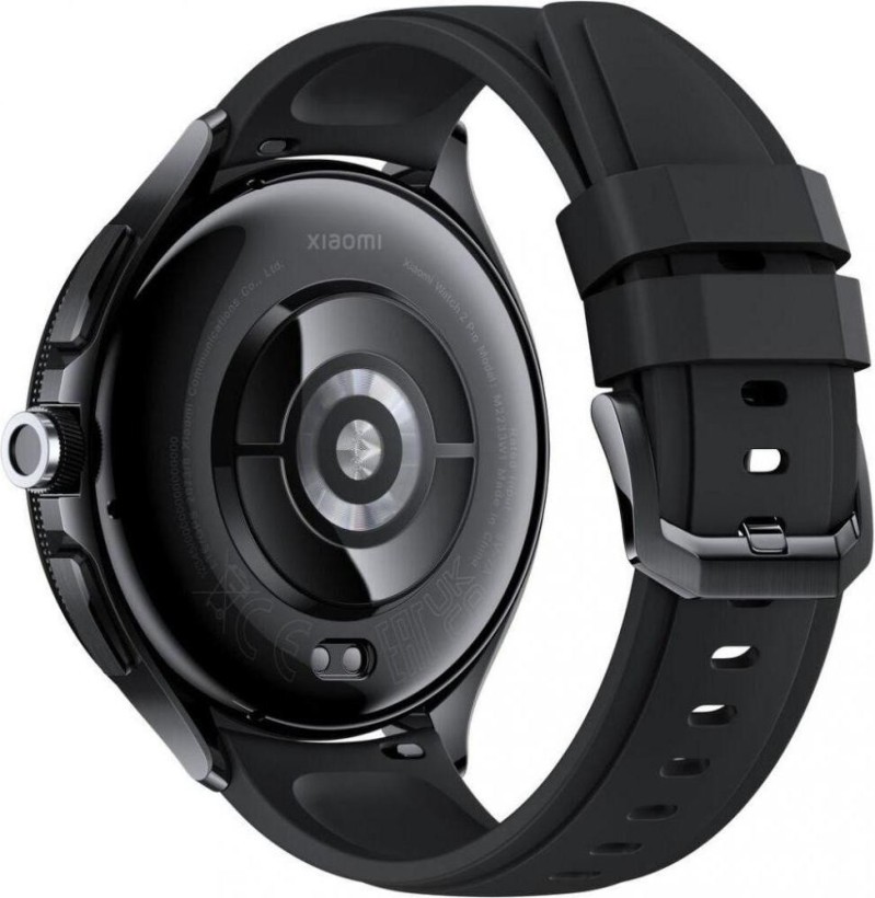 Смарт-годинник Xiaomi Watch 2 Pro Bluetooth Black Case with Black Fluororubber Strap (BHR7211GL)  Фото №10