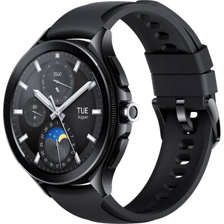 Смарт-годинник Xiaomi Watch 2 Pro Bluetooth Black Case with Black Fluororubber Strap (BHR7211GL)  Фото №4