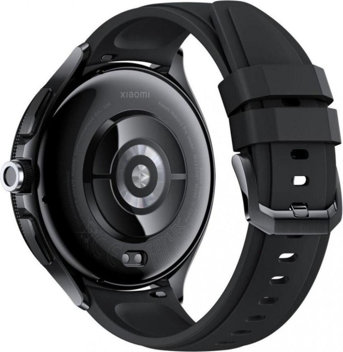 Смарт-годинник Xiaomi Watch 2 Pro Bluetooth Black Case with Black Fluororubber Strap (BHR7211GL)  Фото №10