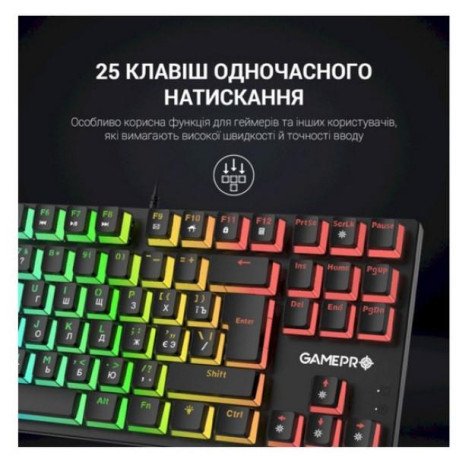 Клавиатура GamePro MK80R Red Switch  Фото №7