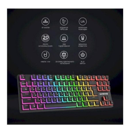 Клавиатура GamePro MK80R Red Switch  Фото №9