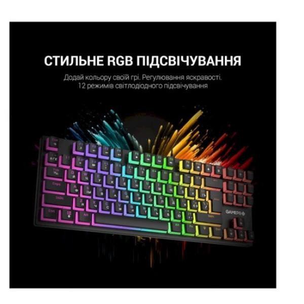 Клавиатура GamePro MK80B Black  Фото №8