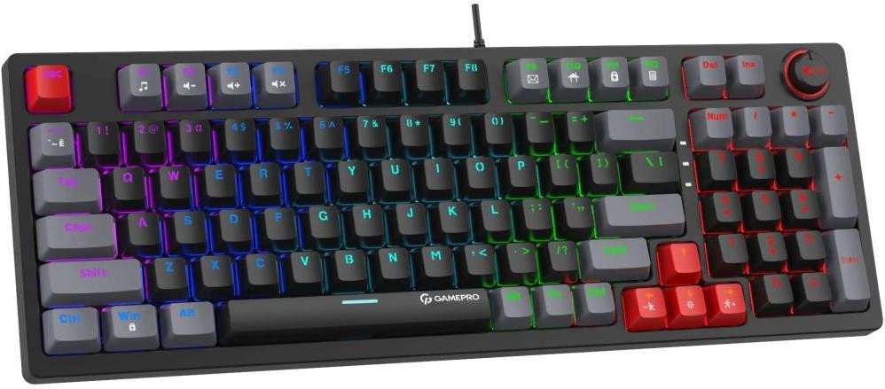 Клавиатура GamePro MK120 Blue Switches USB Black (MK120B)  Фото №4