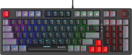 Клавиатура GamePro MK120 Blue Switches USB Black (MK120B)  Фото №0