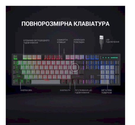 Клавиатура GamePro MK105B  Фото №6