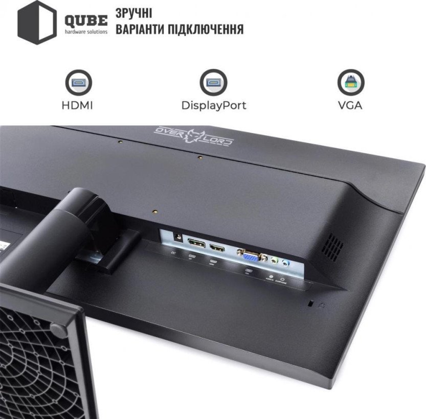 Монітор QUBE B24F100PLUS-IPS  Фото №3