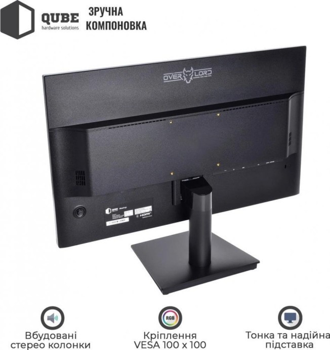 Монітор QUBE B24F100PLUS-IPS  Фото №9