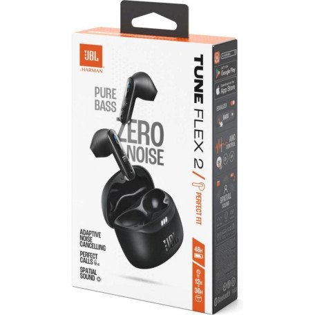 Навушники TWS JBL Tune Flex 2 Black (JBLTFLEX2BLK)  Фото №1