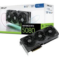 Видеокарта PNY GeForce RTX 5080 Overclocked Triple Fan (VCG508016TFXPB1-O) Видеокарта PNY GeForce RTX 5080 Overclocked Triple Fan (VCG508016TFXPB1-O)