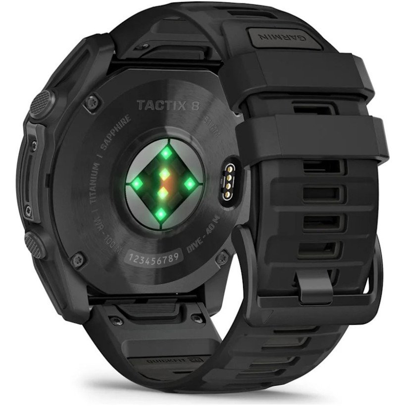 Смарт-годинник Garmin tactix 8 - 51 mm Solar Includes Applied Ballistics Ultralight Solver (010-03407-00/01)  Фото №7