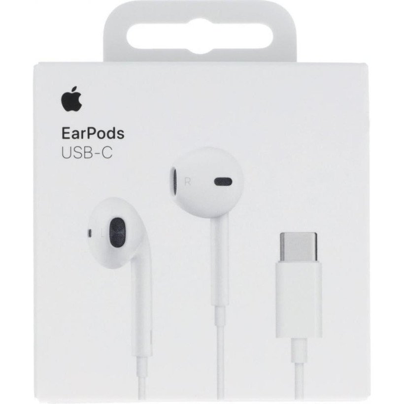 Навушники з мікрофоном Apple EarPods with USB-C White (MYQY3)  Фото №5