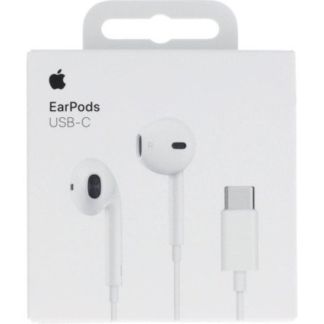 Навушники з мікрофоном Apple EarPods with USB-C White (MYQY3)  Фото №5