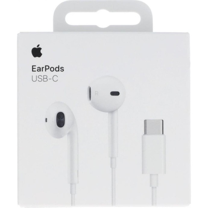 Навушники з мікрофоном Apple EarPods with USB-C White (MYQY3)  Фото №6