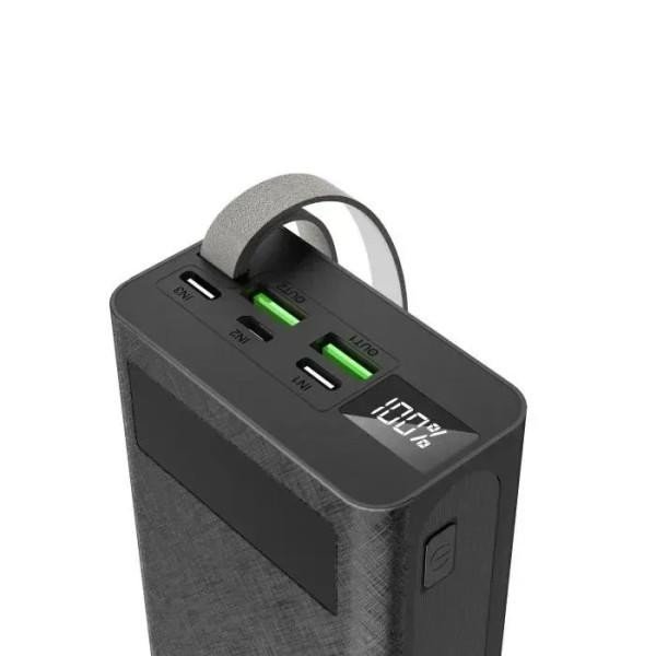 Внешний аккумулятор (павербанк) ASPOR A306 Fast Charge 30000 mAh Black  Фото №1