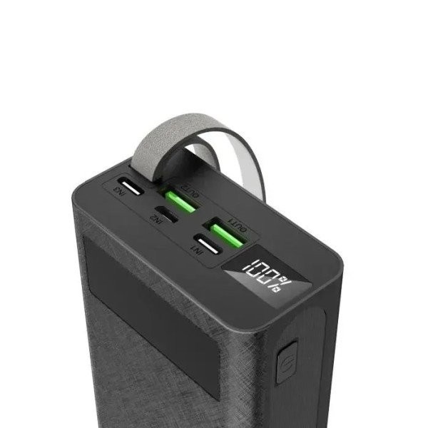 Зовнішній акумулятор (павербанк) ASPOR A306 Fast Charge 30000 mAh Black  Фото №4