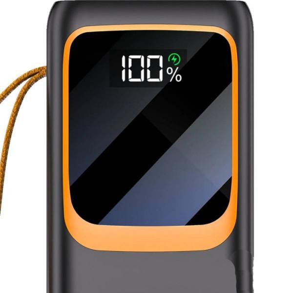 Зовнішній акумулятор (павербанк) ASPOR A350 50000mAh Black  Фото №1