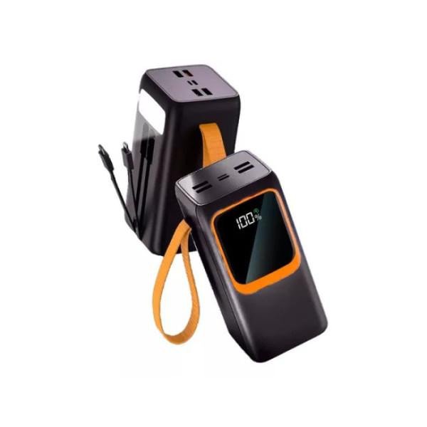Зовнішній акумулятор (павербанк) ASPOR A350 50000mAh Black  Фото №2