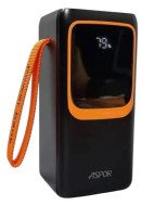 Зовнішній акумулятор (павербанк) ASPOR A350 50000mAh Black Зовнішній акумулятор (павербанк) ASPOR A350 50000mAh Black