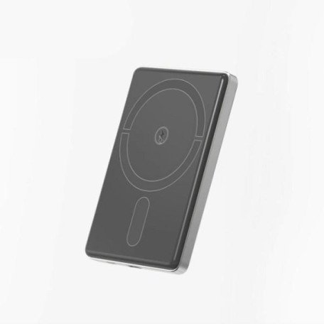 Внешний аккумулятор (Power Bank) ASPOR A381 Magnetic Wireless 5000mAh Gray (Type-C/20W)  Фото №5