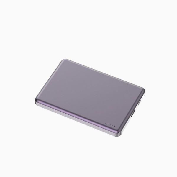 Внешний аккумулятор (Power Bank) ASPOR A381 Magnetic Wireless 5000mAh Purple  Фото №2