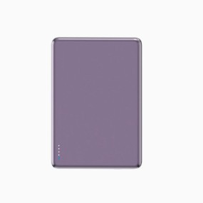 Зовнішній акумулятор (Power Bank) ASPOR A381 Magnetic Wireless 5000mAh Purple