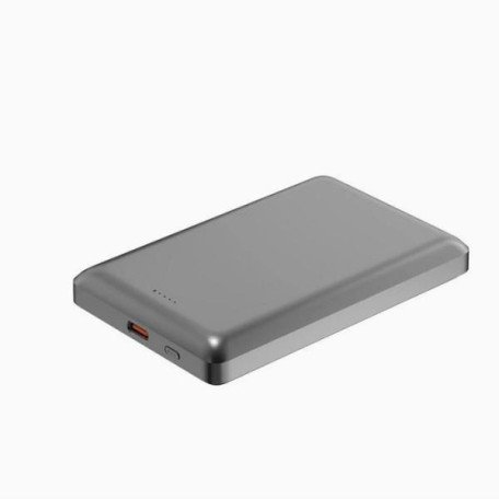 Зовнішній акумулятор (Power Bank) ASPOR A382 Magnetic Wireless 10000mAh Gray  Фото №1