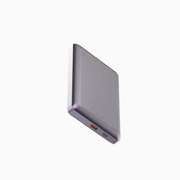 Зовнішній акумулятор (Power Bank) ASPOR A382 Magnetic Wireless 10000mAh Purple  Фото №1