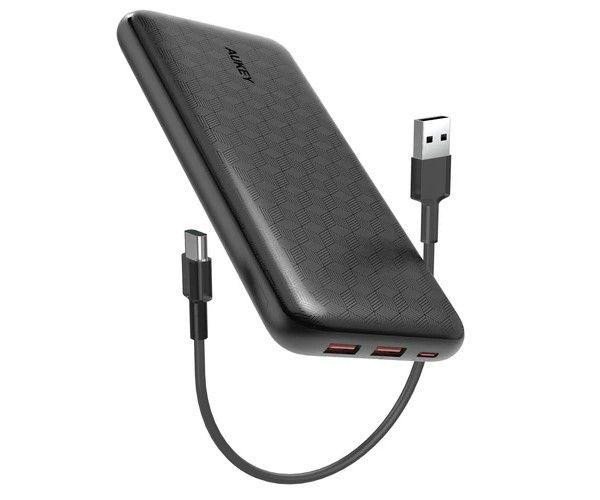 Внешний аккумулятор (павербанк) Aukey Ultrafast 20000mАh 18w Black (PB-N93A)