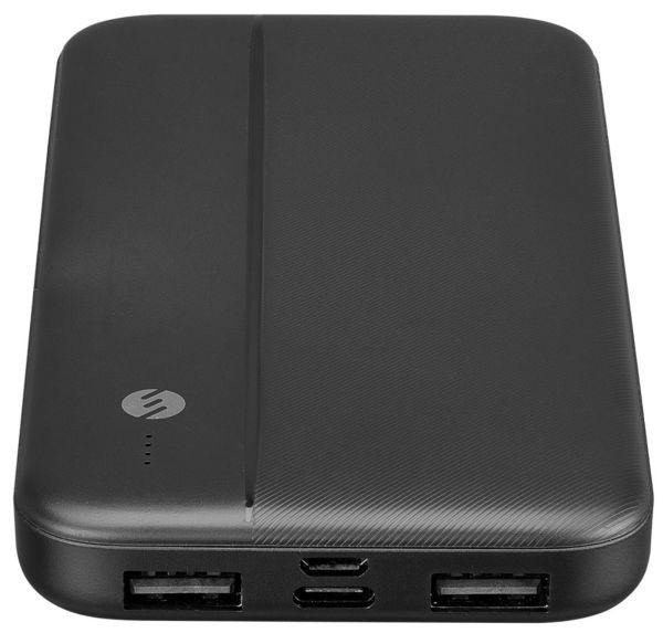 Зовнішній акумулятор (павербанк) S-Link 10000 mAh 2.1A 2USB, Black (IP-G10N)  Фото №3