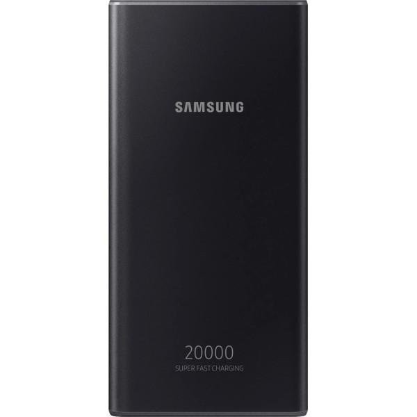 Зовнішній акумулятор (павербанк) Samsung Power Bank 20000mAh Black (EB-P5300XJRGRU)  Фото №0