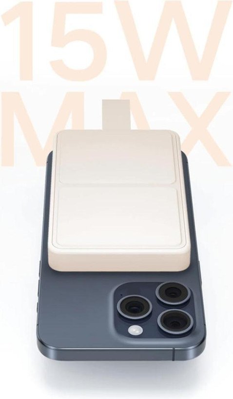 Зовнішній акумулятор (павербанк) Xiaomi 6000mAh 15W Magnetic White (BHR9074GL)  Фото №5