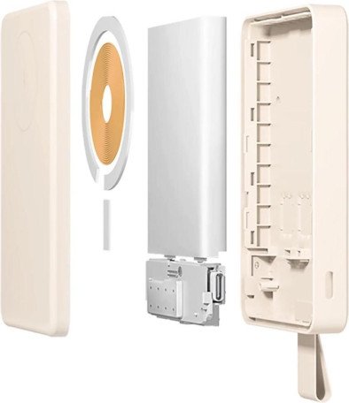 Зовнішній акумулятор (павербанк) Xiaomi 6000mAh 15W Magnetic White (BHR9074GL)  Фото №8