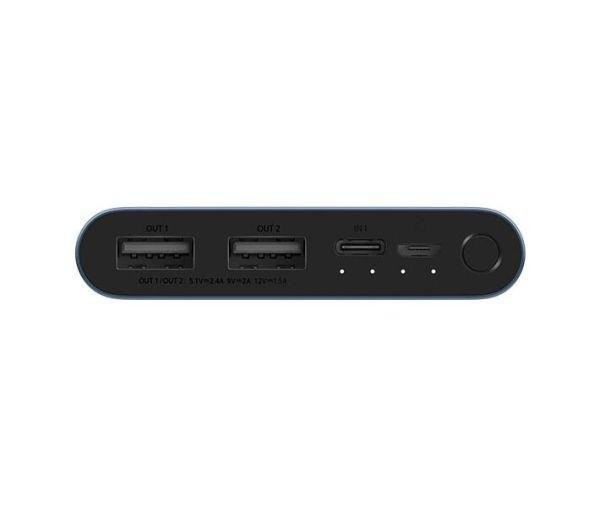 Зовнішній акумулятор (павербанк) Xiaomi PLM13ZM Mi Power bank 3 10000mAh Black (VXN4260CN)  Фото №0
