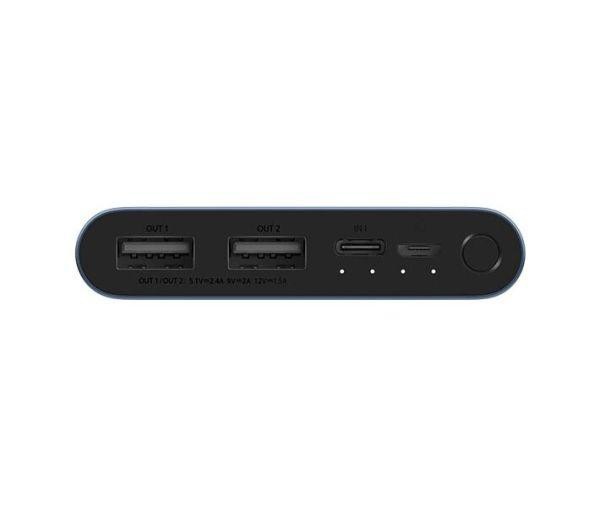 Зовнішній акумулятор (павербанк) Xiaomi PLM13ZM Mi Power bank 3 10000mAh Black (VXN4260CN)  Фото №1
