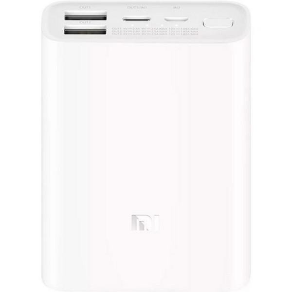 Зовнішній акумулятор (павербанк) Xiaomi Mi Power Bank 3 22.5W Ultra Compact 10000mAh White (BHR4268CN)  Фото №0