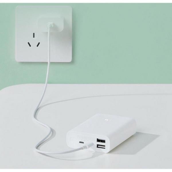Зовнішній акумулятор (павербанк) Xiaomi Mi Power Bank 3 22.5W Ultra Compact 10000mAh White (BHR4268CN)  Фото №3