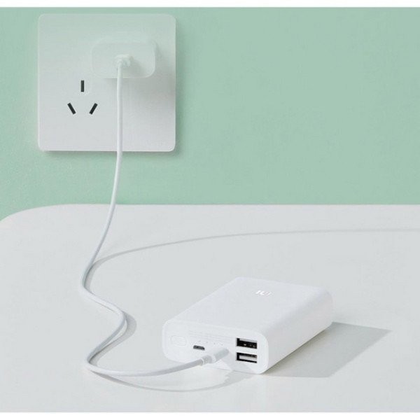 Зовнішній акумулятор (павербанк) Xiaomi Mi Power Bank 3 22.5W Ultra Compact 10000mAh White (BHR4268CN)  Фото №8