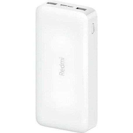 Зовнішній акумулятор (павербанк) Xiaomi Redmi Power Bank 20000mAh White (PB200LZM, VXN4265)  Фото №0