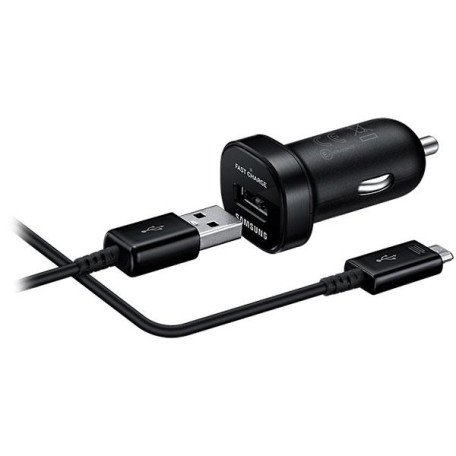 Автомобільний зарядний пристрій Samsung Fast Charge Mini Black (EP-LN930BBEGRU)  Фото №0