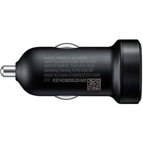 Автомобільний зарядний пристрій Samsung Fast Charge Mini Black (EP-LN930BBEGRU)  Фото №1